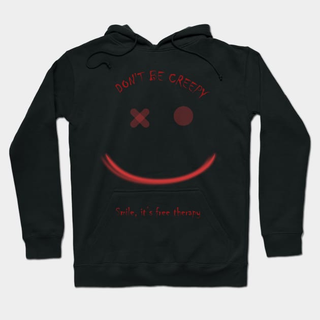 CREEPY SMILE Hoodie by VISUALIZED INSPIRATION